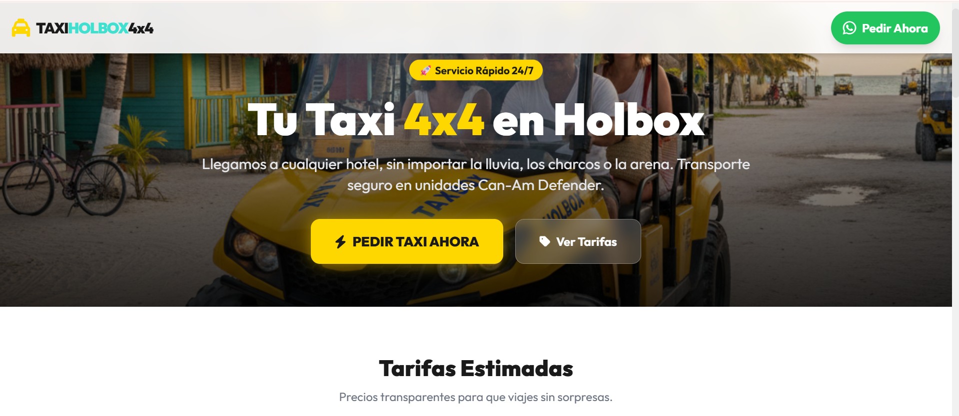 Taxi Holbox